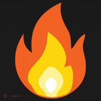 Lit Fire Flame Hot Burning Beach Sweatshirt thumb 3