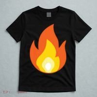 Lit Fire Flame Hot Burning Beach T-Shirt thumb 5