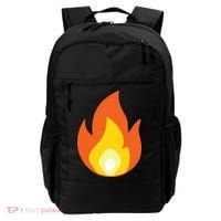 Lit Fire Flame Hot Burning Beach Backpack thumb 0