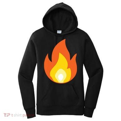 Lit Fire Flame Hot Burning Beach Women's Hoodie
