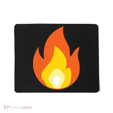 Lit Fire Flame Hot Burning Beach Mousepad