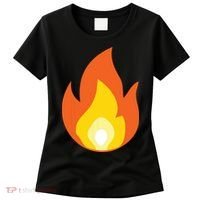 Lit Fire Flame Hot Burning Beach Women's T-Shirt thumb 0