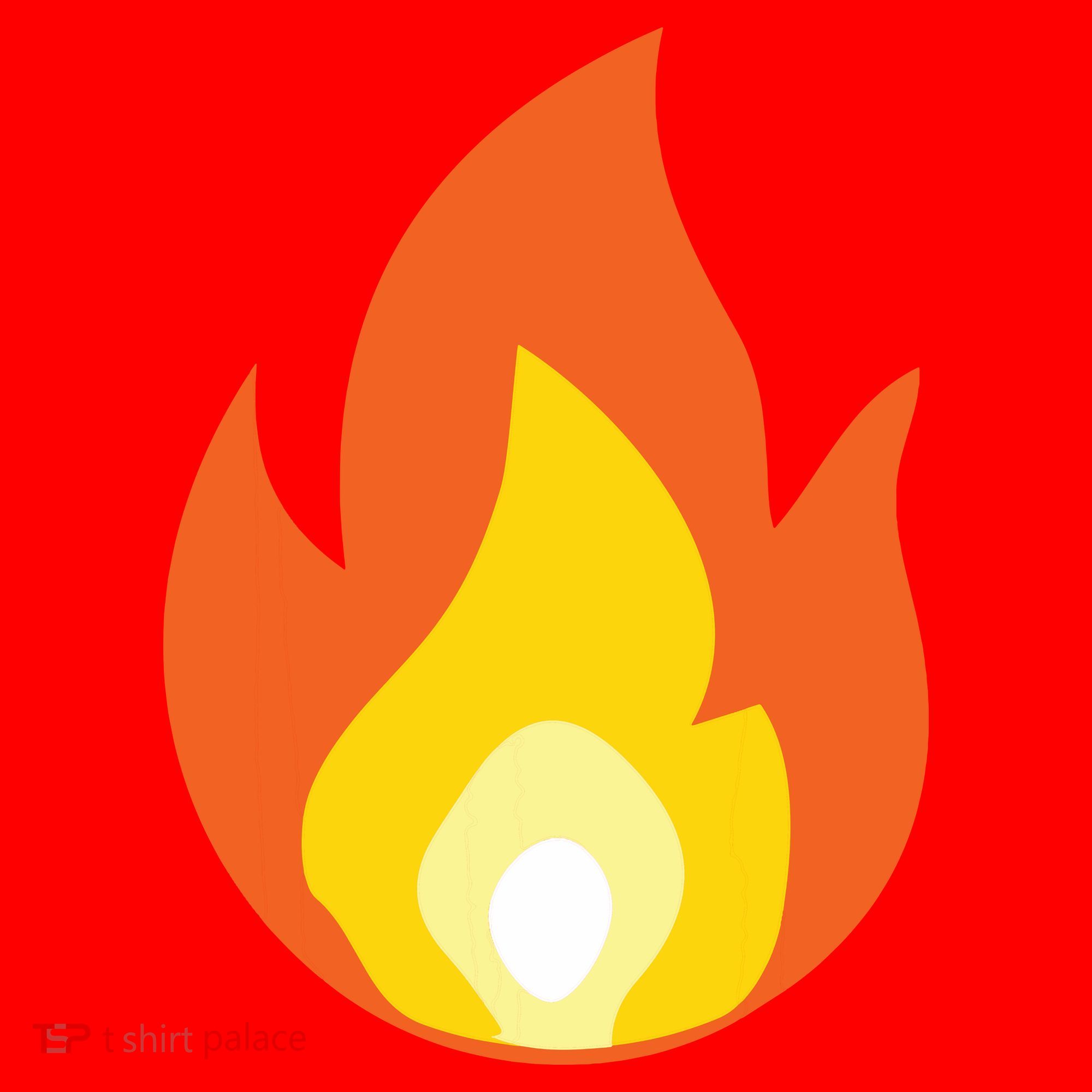 Lit Fire Flame Hot Burning Beach Santa Hat