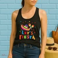 Let's Fiesta Funny Cinco De Mayo Women's Tank Top thumb 2