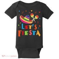 Let's Fiesta Funny Cinco De Mayo Baby Bodysuit thumb 0