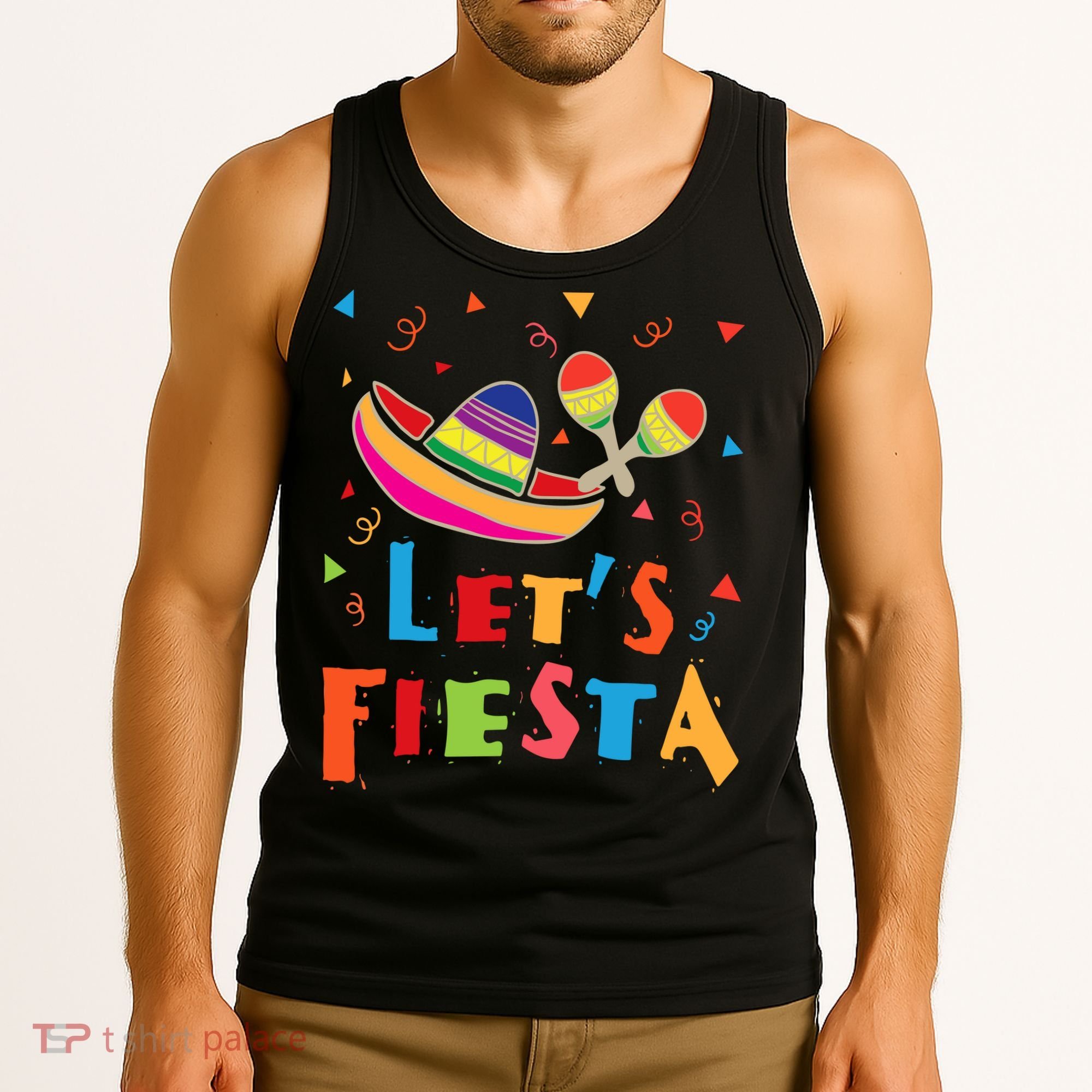 Let's Fiesta Funny Cinco De Mayo Tank Top