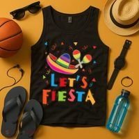 Let's Fiesta Funny Cinco De Mayo Tank Top thumb 4