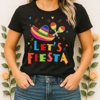 Let's Fiesta Funny Cinco De Mayo Women's T-Shirt thumb 2