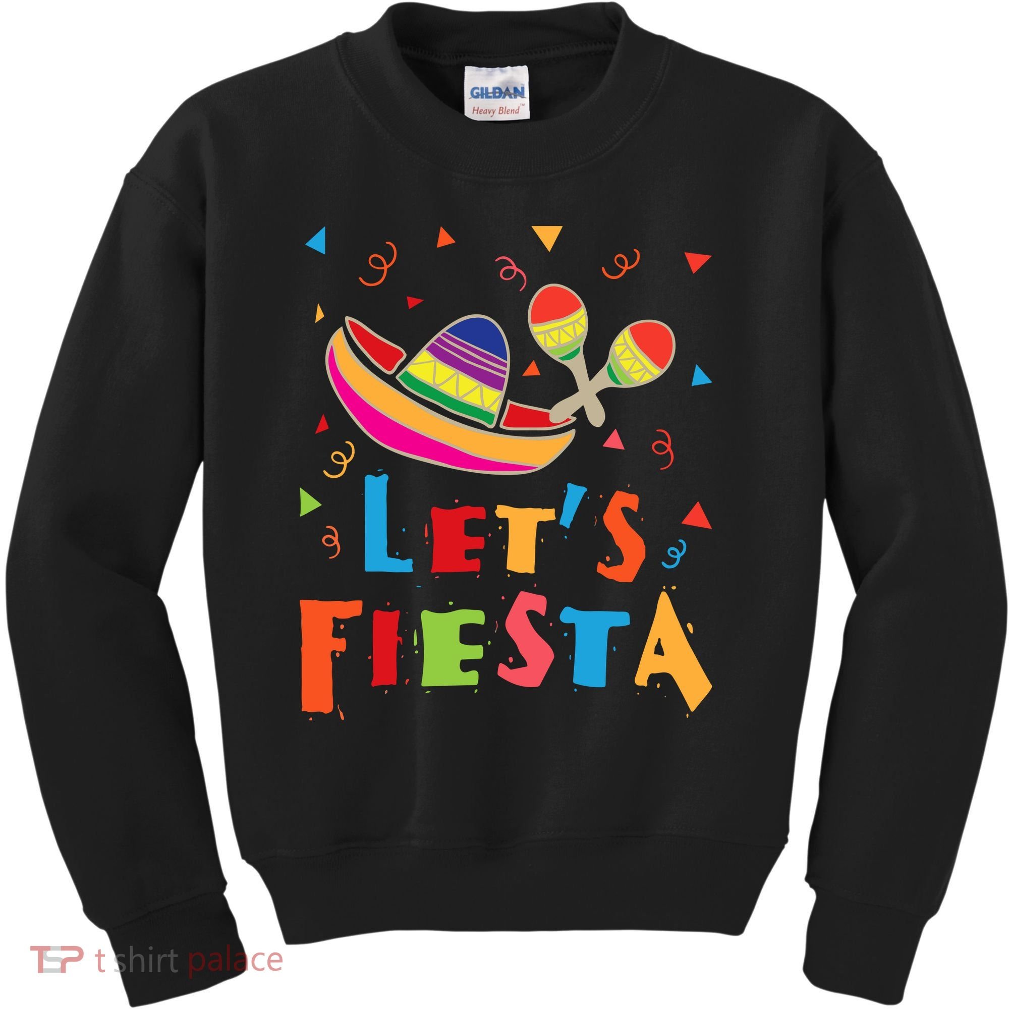 Let's Fiesta Funny Cinco De Mayo Kids Sweatshirt