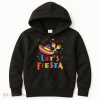 Let's Fiesta Funny Cinco De Mayo Kids Hoodie thumb 0