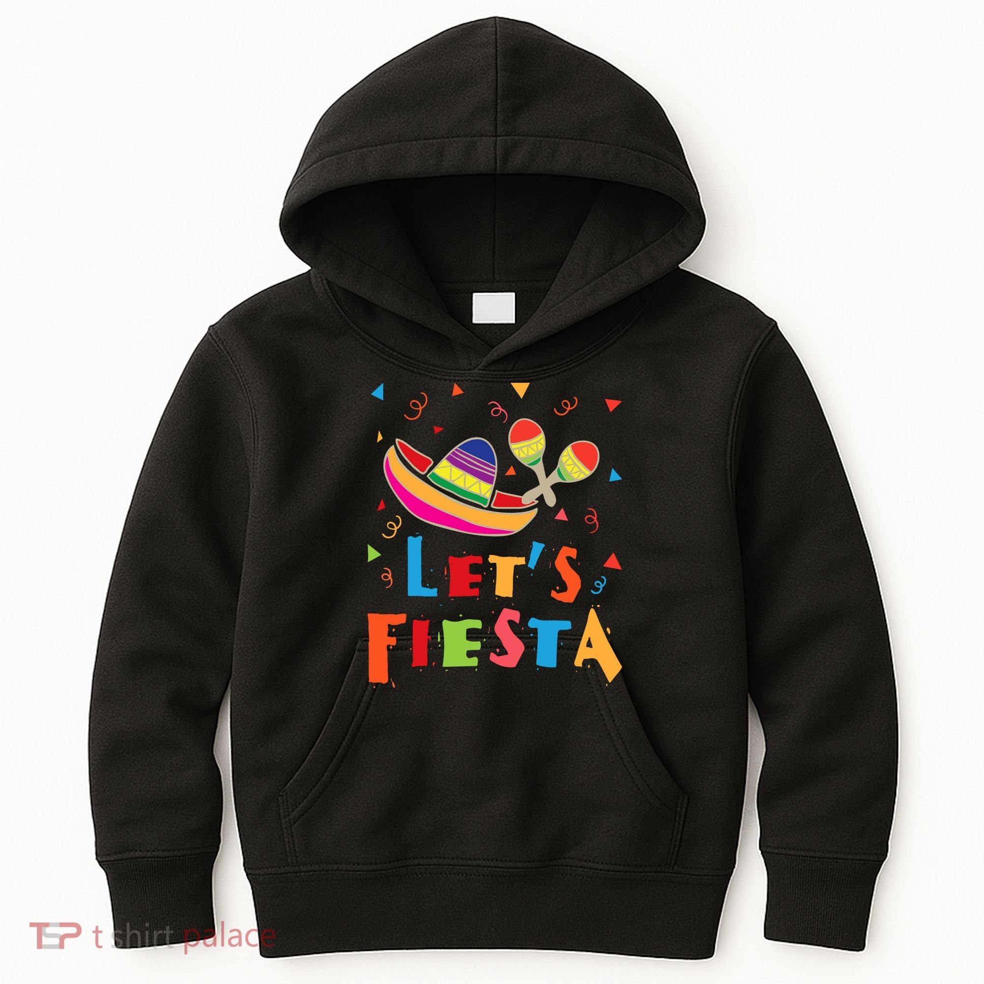 Let's Fiesta Funny Cinco De Mayo Kids Hoodie