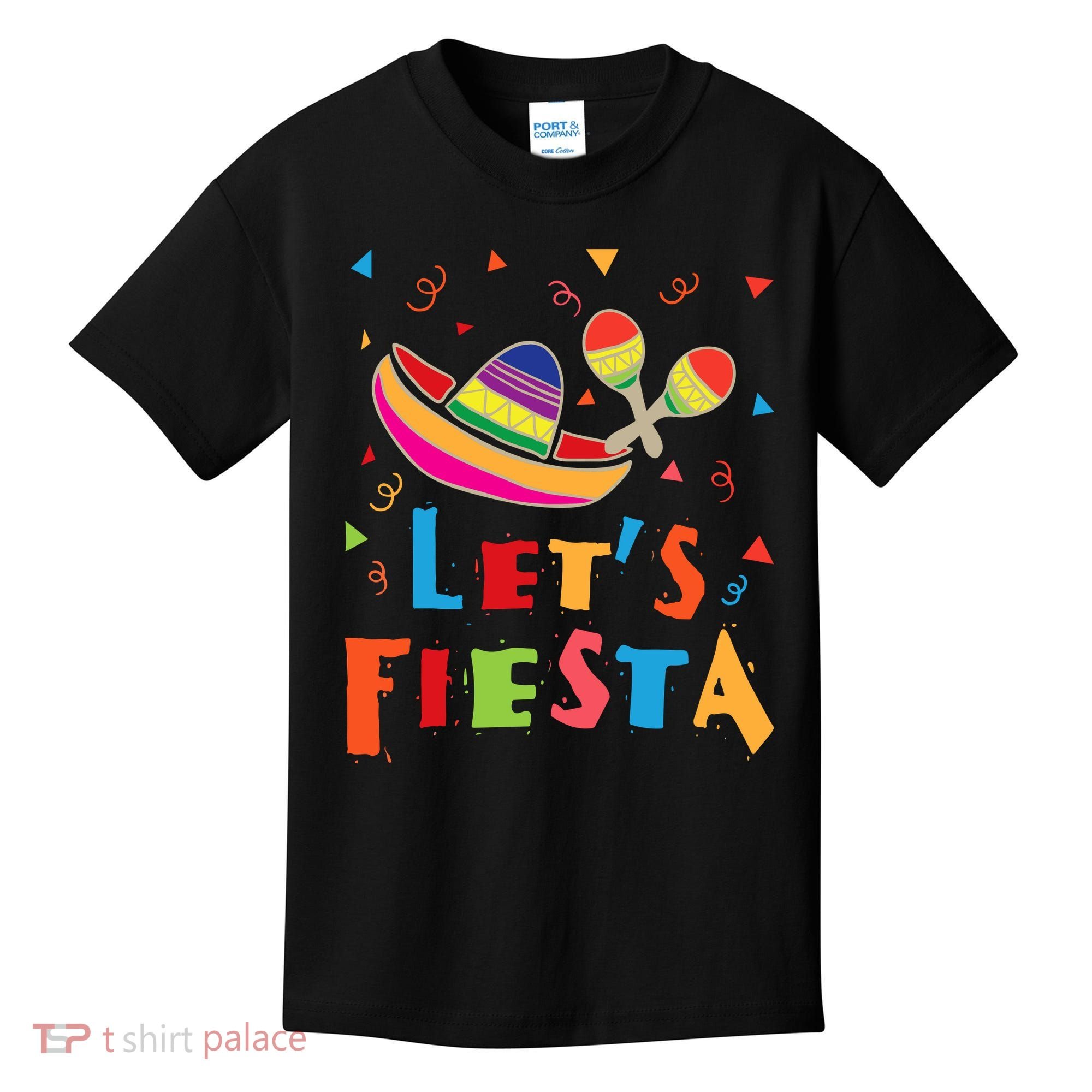 Let's Fiesta Funny Cinco De Mayo Kids T-Shirt