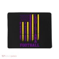 Louisiana Football Fan American Flag Mousepad thumb 0