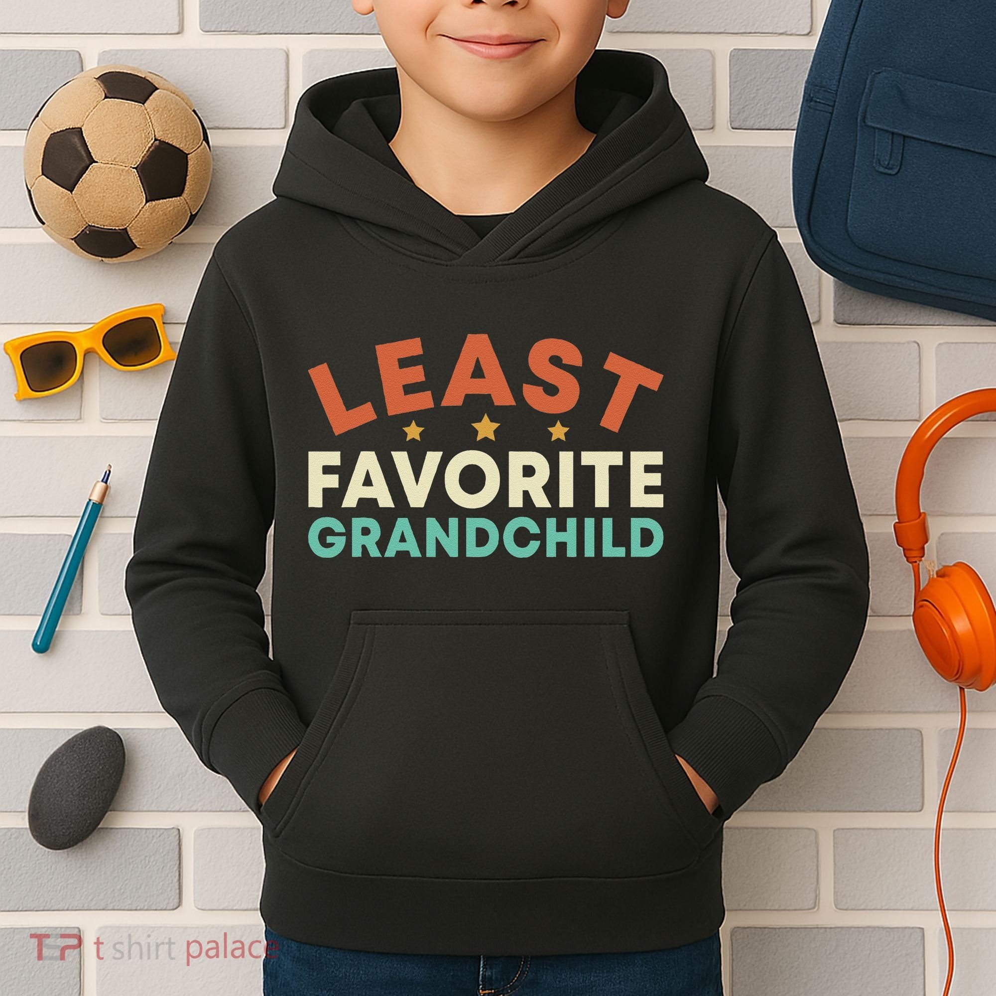 Least Favorite Grandchild Kids Hoodie