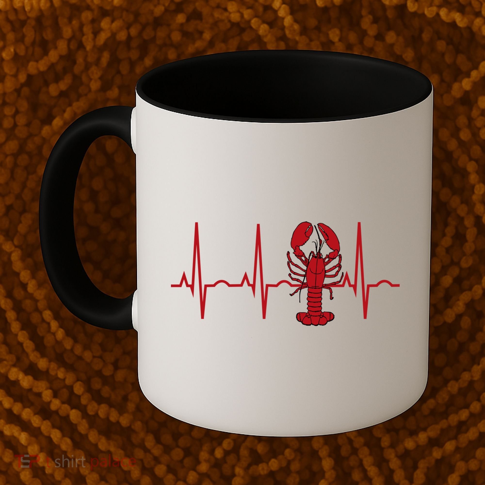 Lobster Funny Gift Lobster Heartbeat Hooded Gift Gift Coffee Mug