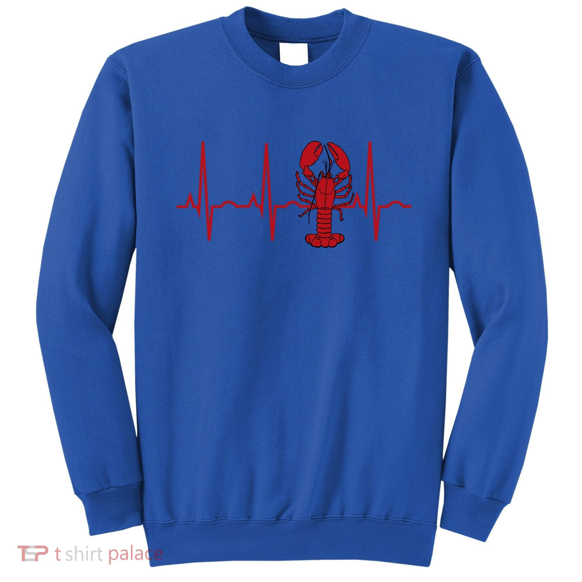 Lobster Funny Gift Lobster Heartbeat Hooded Gift Gift Sweatshirt
