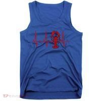 Lobster Funny Gift Lobster Heartbeat Hooded Gift Gift Tank Top thumb 0