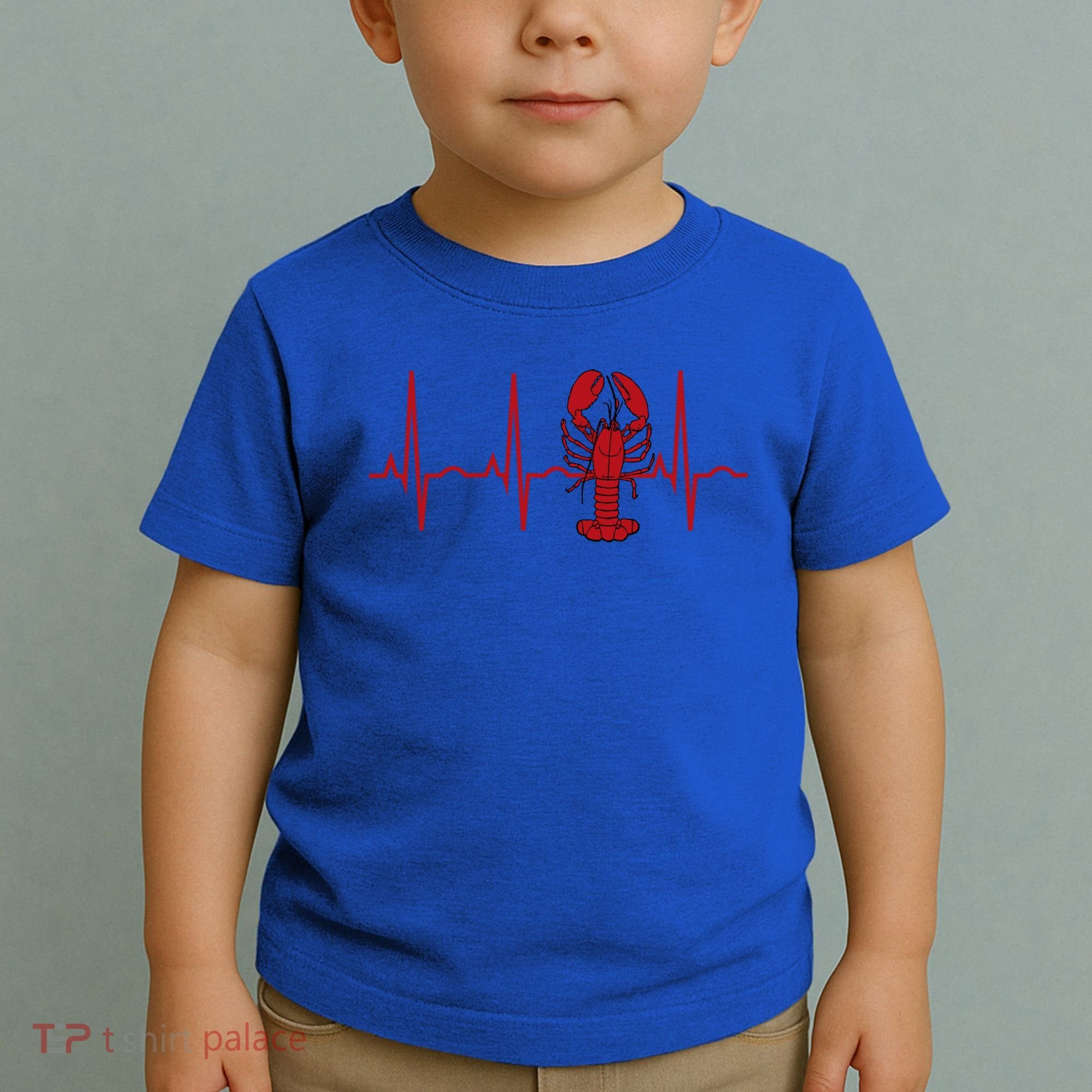 Lobster Funny Gift Lobster Heartbeat Hooded Gift Gift Toddler T-Shirt