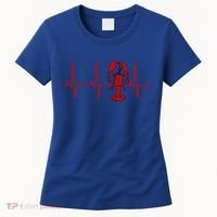 Lobster Funny Gift Lobster Heartbeat Hooded Gift Gift Women's T-Shirt thumb 0