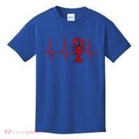 Lobster Funny Gift Lobster Heartbeat Hooded Gift Gift Kids T-Shirt thumb 0