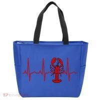 Lobster Funny Gift Lobster Heartbeat Hooded Gift Gift Tote Bag thumb 0