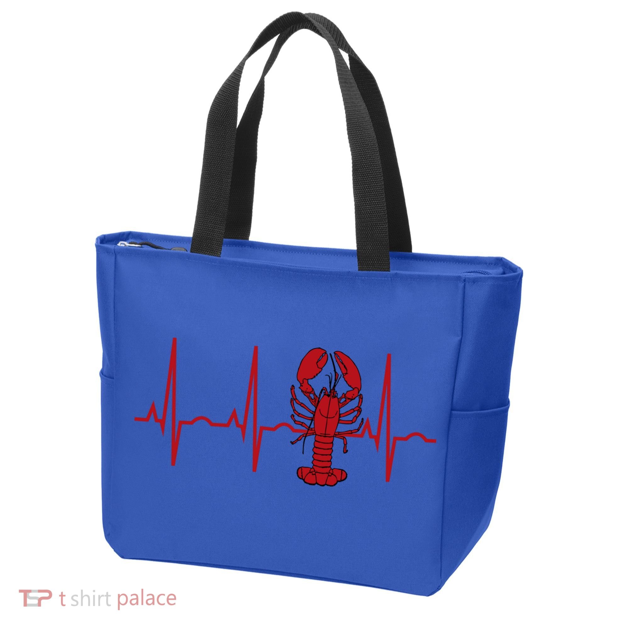 Lobster Funny Gift Lobster Heartbeat Hooded Gift Gift Tote Bag