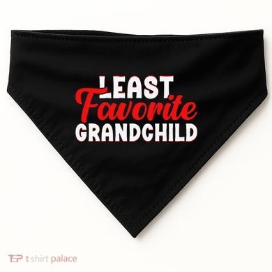 Least Favorite Grandchild USA-Made Doggie Bandana
