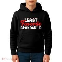 Least Favorite Grandchild Kids Hoodie thumb 4