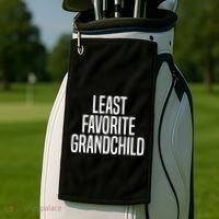 Least Favorite Grandchild Golf Towel thumb 2