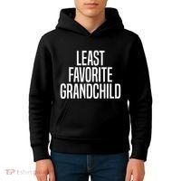 Least Favorite Grandchild Kids Hoodie thumb 4