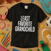 Least Favorite Grandchild Kids T-Shirt thumb 3