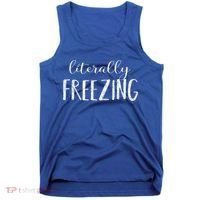 Literally Freezing Gift Tank Top thumb 0