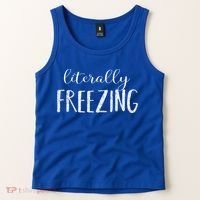 Literally Freezing Gift Tank Top thumb 2
