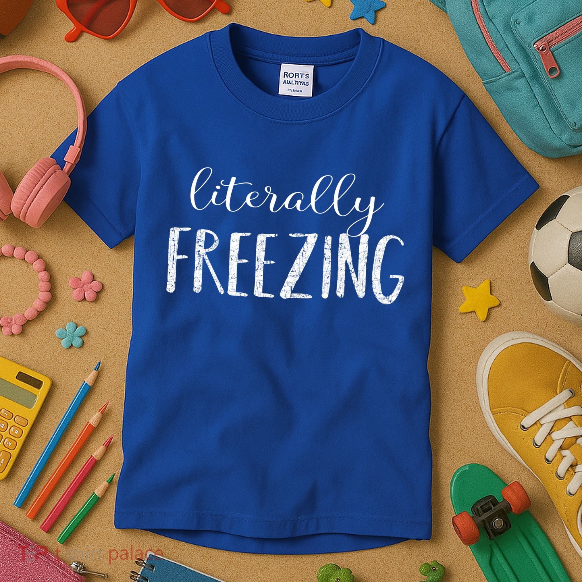 Literally Freezing Gift Kids T-Shirt