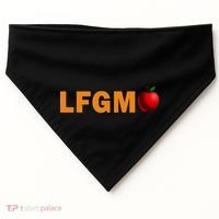 LFGM Teachers Apple USA-Made Doggie Bandana thumb 0