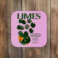 Limes Funny High In Vitamin C Antioxidants Other Nutrients Coaster thumb 0