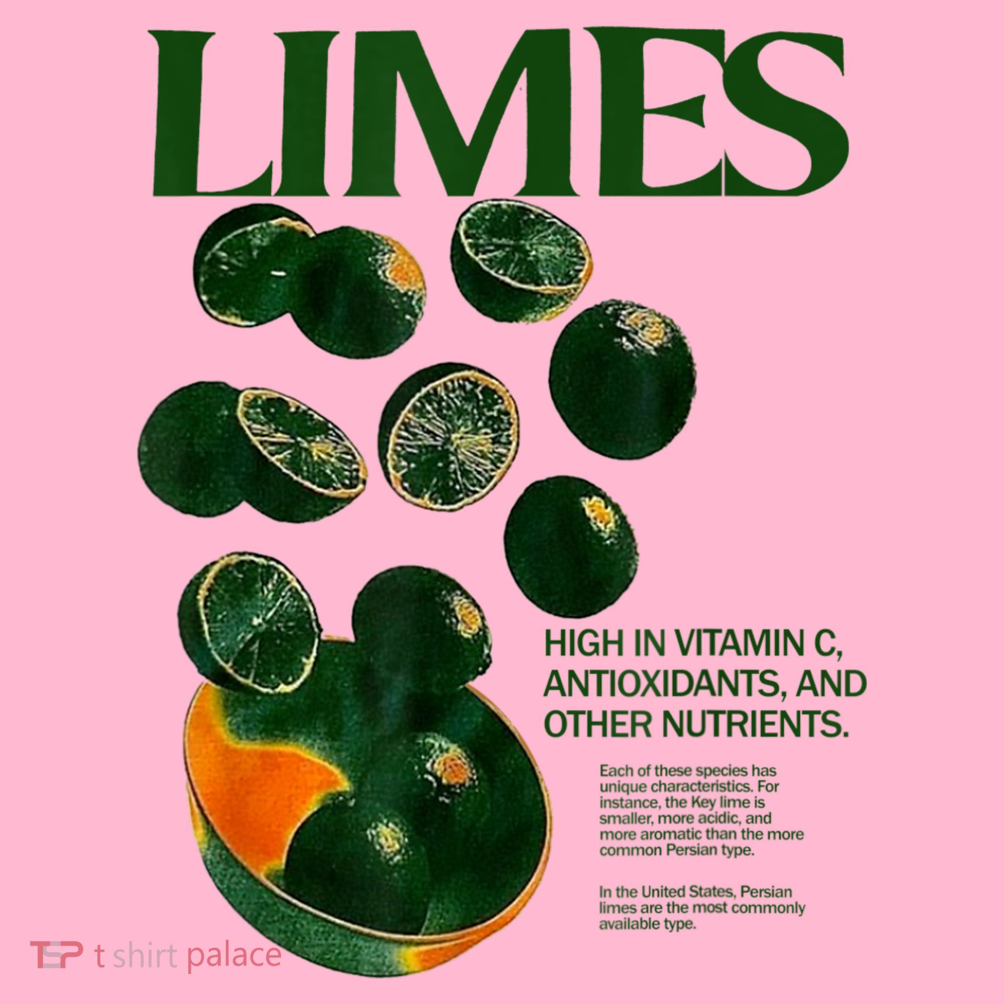 Limes Funny High In Vitamin C Antioxidants Other Nutrients Coaster
