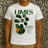 Limes Funny High In Vitamin C Antioxidants Other Nutrients T-Shirt thumb 3