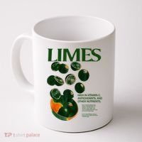 Limes Funny High In Vitamin C Antioxidants Other Nutrients Coffee Mug thumb 0
