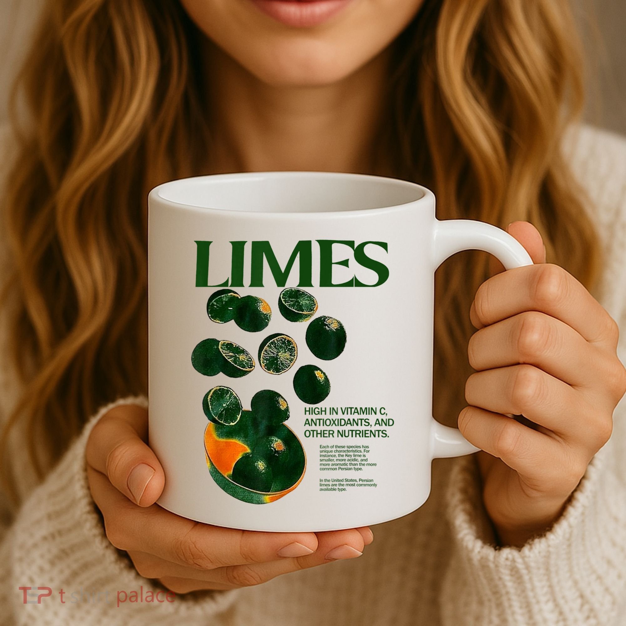 Limes Funny High In Vitamin C Antioxidants Other Nutrients Coffee Mug