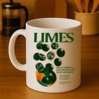 Limes Funny High In Vitamin C Antioxidants Other Nutrients Coffee Mug thumb 4