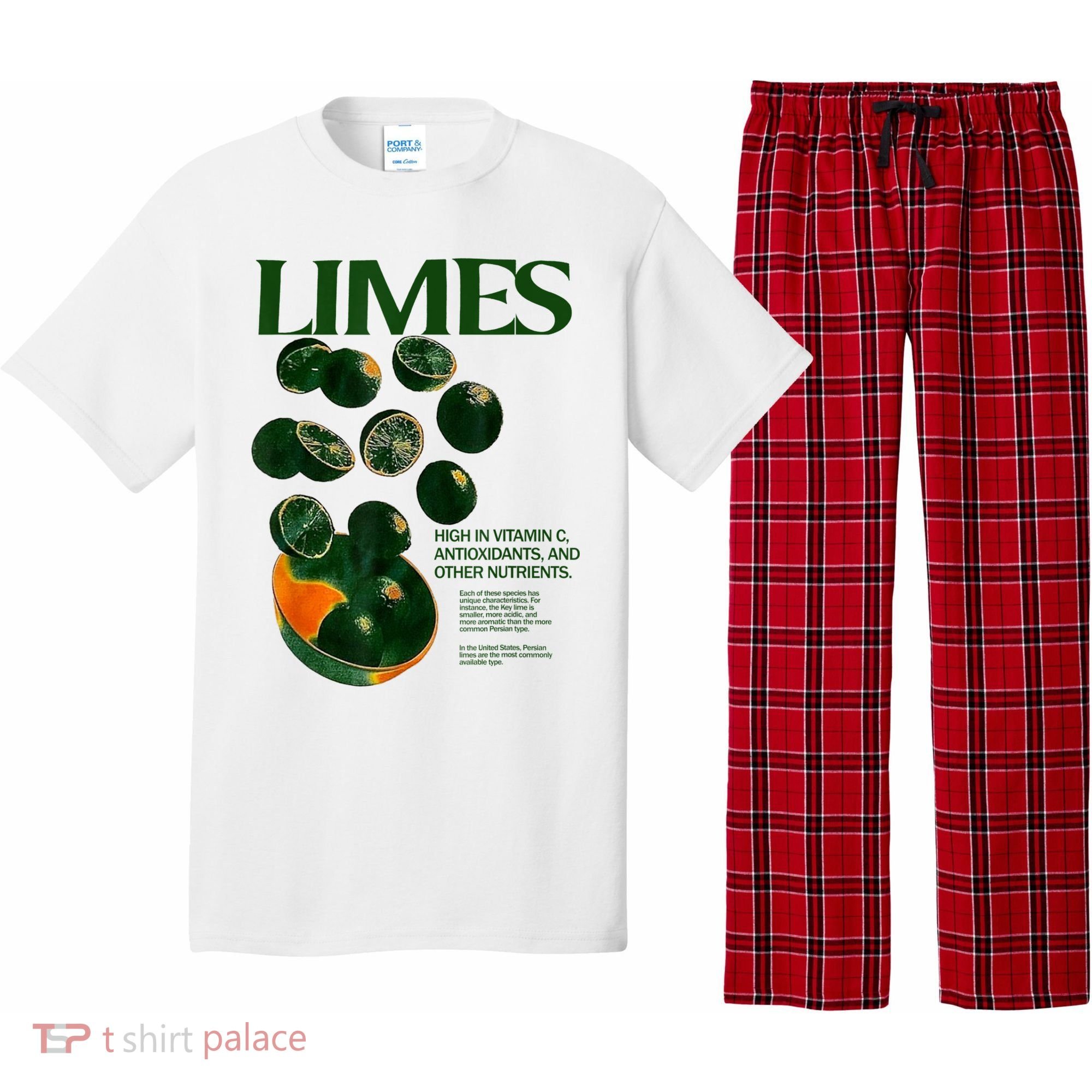 Limes Funny High In Vitamin C Antioxidants Other Nutrients Pajama Set