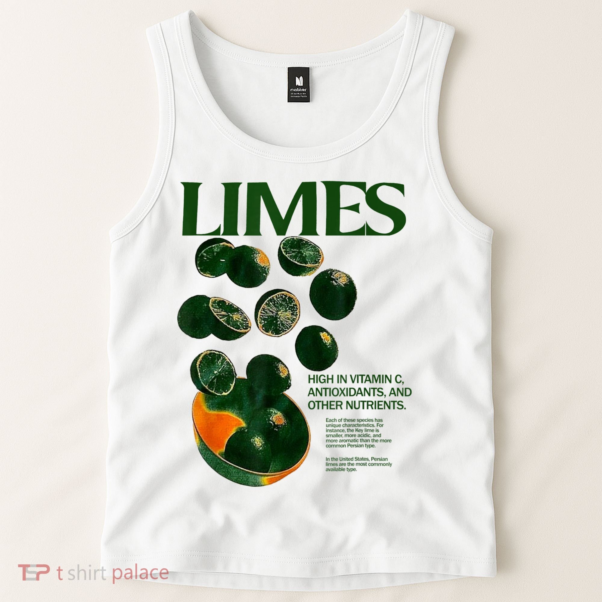 Limes Funny High In Vitamin C Antioxidants Other Nutrients Tank Top