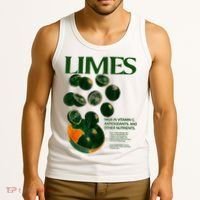 Limes Funny High In Vitamin C Antioxidants Other Nutrients Tank Top thumb 3