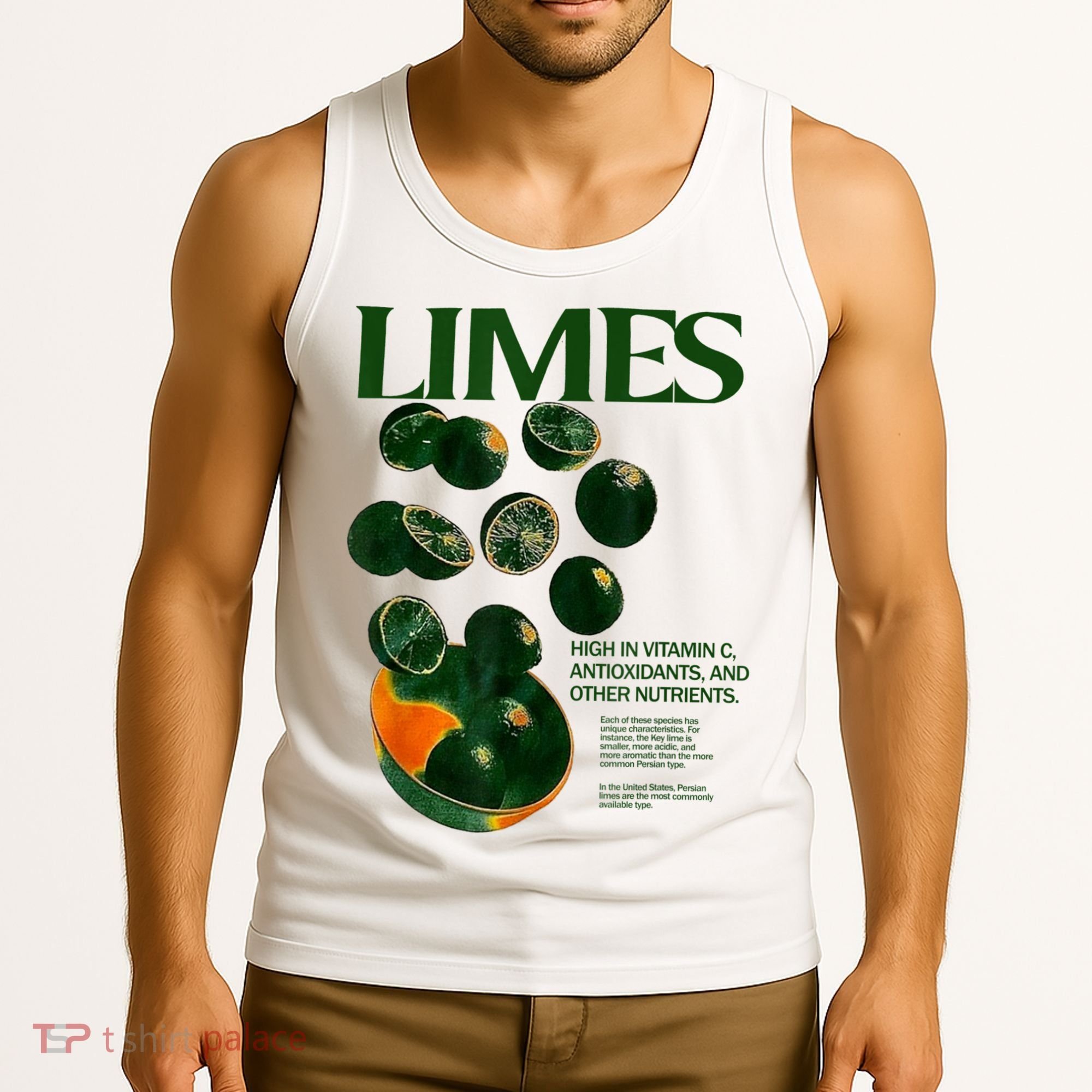 Limes Funny High In Vitamin C Antioxidants Other Nutrients Tank Top