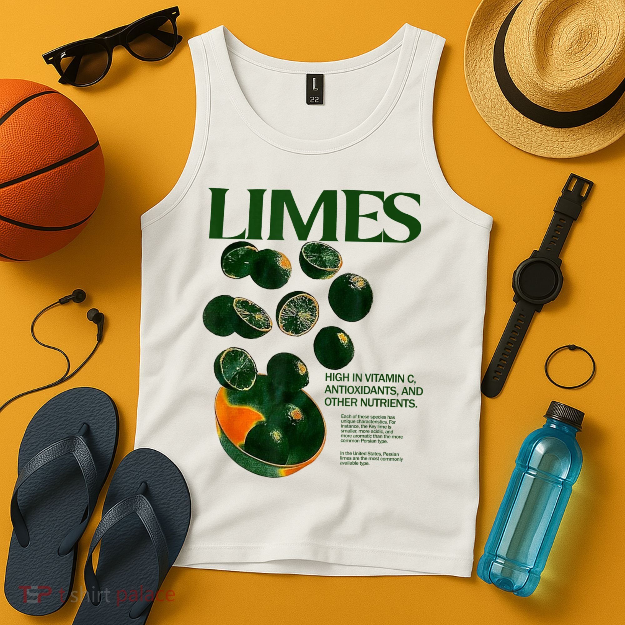 Limes Funny High In Vitamin C Antioxidants Other Nutrients Tank Top