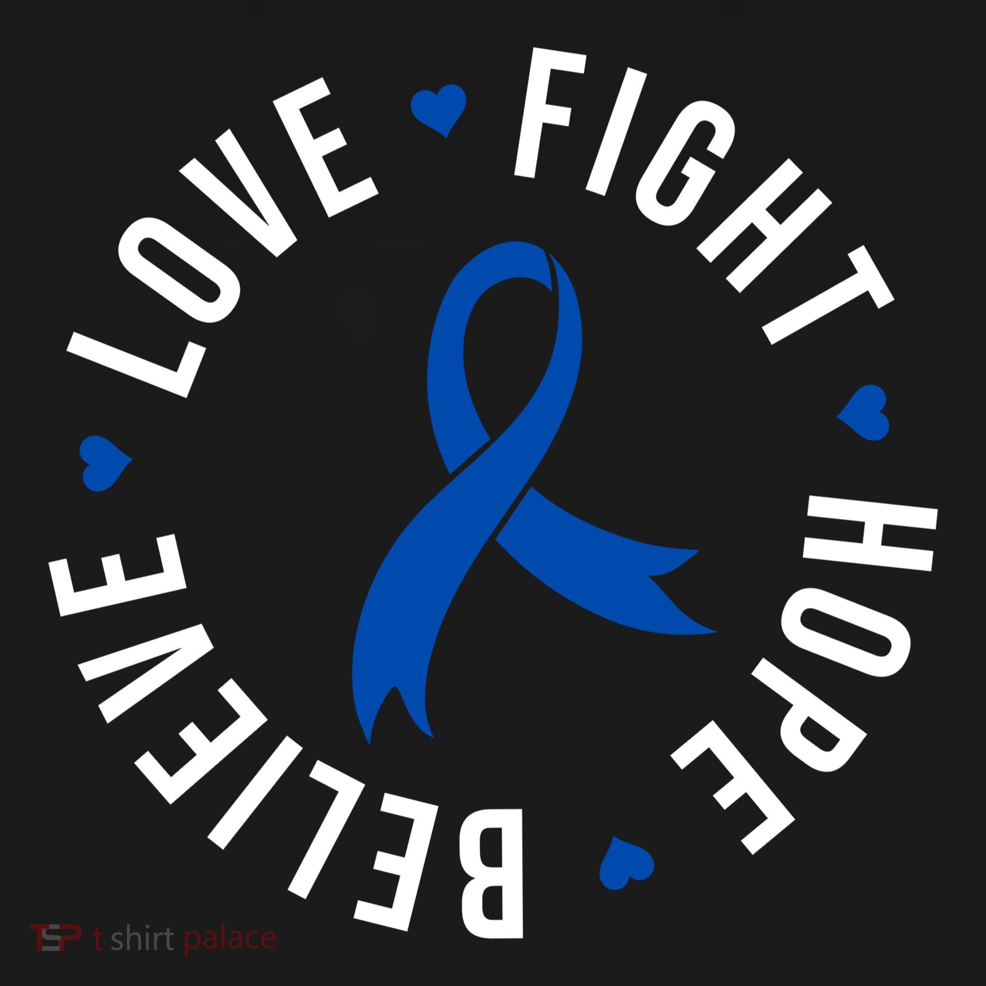 Love Fight Hope And Believe Colon Cancer Awareness Toddler Hoodie