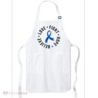 Love Fight Hope And Believe Colon Cancer Awareness Apron thumb 0
