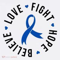 Love Fight Hope And Believe Colon Cancer Awareness Women's Tank Top thumb 5