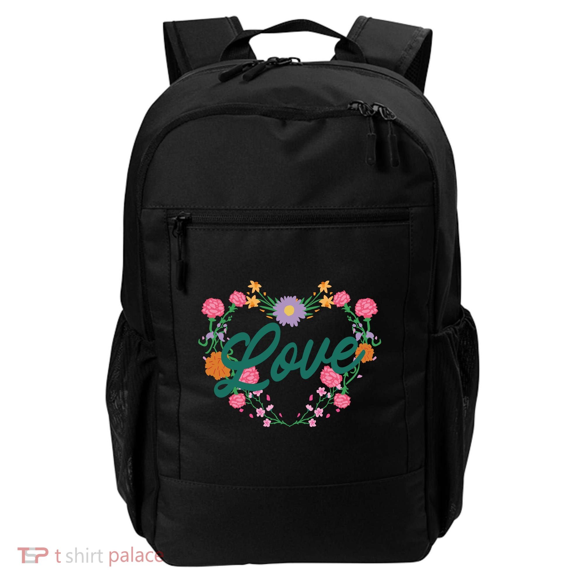 Love Floral Heart Backpack